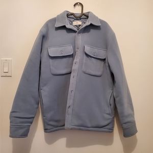 ARITZIA TNA Polar Shirt Jacket Granite Blue